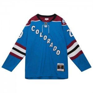 NHL Blue Line Mitchell & Ness Nathan Mackinnon Colorado Avalanche 2013 Jersey Hombre | 7530QUDOK