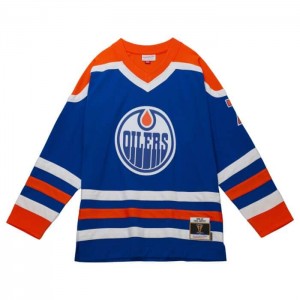 NHL Blue Line Mitchell & Ness Paul Coffey Edmonton Oilers 1986 Jersey Hombre | 9406XVJMU