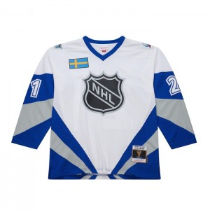 NHL Blue Line Mitchell & Ness Peter Forsberg All-Star White 1999 Jersey Hombre | 7538CTKDE