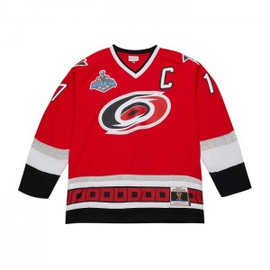 NHL Blue Line Mitchell & Ness Rod Brind'Amour Carolina Hurricanes Dark 2005 Jersey Hombre | 3189ALRCE