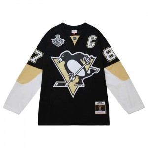 NHL Blue Line Mitchell & Ness Sidney Crosby Pittsburgh Penguins 2008 Jersey Hombre | 3847SRNCT