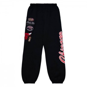 Pantalon Mitchell & Ness Champ City Fleece Jogger Chicago Bulls Hombre | 5827WRIOG