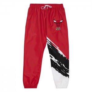 Pantalon Mitchell & Ness Paintbrush Warmup Chicago Bulls Hombre | 7924NMQHG