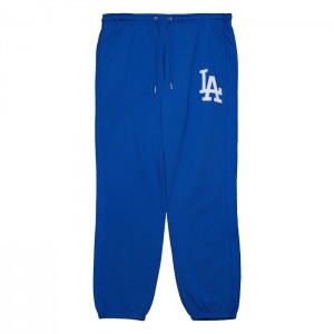 Pantalon Mitchell & Ness Team OG 2.0 Fleece Current Logo Los Angeles Dodgers Hombre | 9538CZSTY