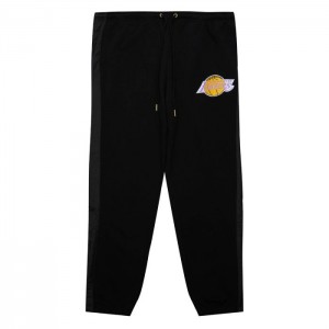 Pantalon Mitchell & Ness Team OG 2.0 Fleece Vintage Logo Los Angeles Lakers Hombre | 1540DXHJZ