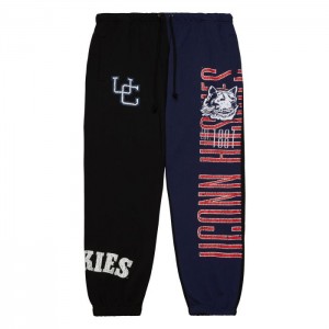 Pantalon Mitchell & Ness Team OG Fleece University of Connecticut Hombre | 2418DQBYE