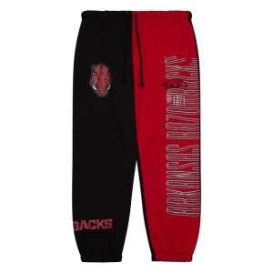 Pantalon Mitchell & Ness Team OG Fleece University of Arkansas Hombre | 2918EOBTQ