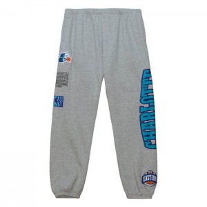 Pantalon Mitchell & Ness Team Origins Fleece Charlotte Hornets Hombre | 2506UCMYZ