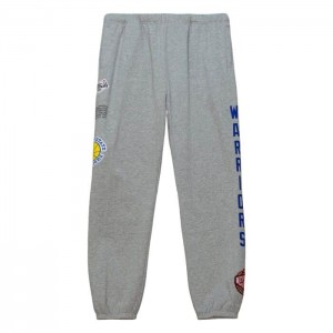 Pantalon Mitchell & Ness Team Origins Fleece Golden State Warriors Hombre | 0957WJPLG