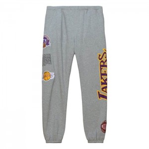 Pantalon Mitchell & Ness Team Origins Fleece Los Angeles Lakers Hombre | 3569UHVWD
