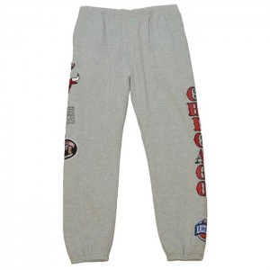 Pantalon Mitchell & Ness Team Origins Fleece Chicago Bulls Hombre | 6802BLNDC