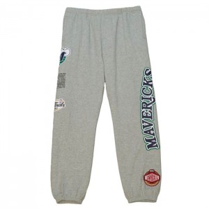Pantalon Mitchell & Ness Team Origins Fleece Dallas Mavericks Hombre | 9245ANOUJ