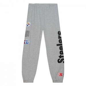 Pantalon Mitchell & Ness Team Origins Fleece Pittsburgh Steelers Hombre | 2701BXIHF