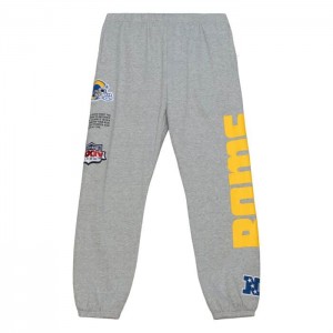 Pantalon Mitchell & Ness Team Origins Fleece Los Angeles Rams Hombre | 5762BQMTU