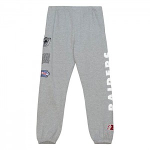 Pantalon Mitchell & Ness Team Origins Fleece Oakland Raiders Hombre | 0594AUODH