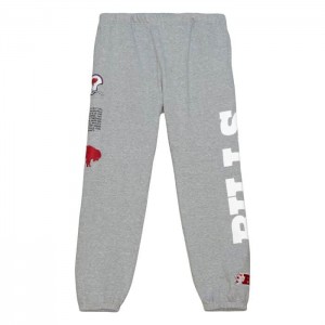 Pantalon Mitchell & Ness Team Origins Fleece Buffalo Bills Hombre | 0492PXSUJ