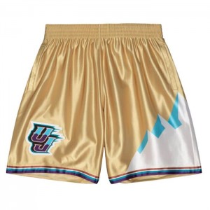 Short Mitchell & Ness 75th Anniversary Gold Utah Jazz 1996-97 Hombre | 2801LBZIN