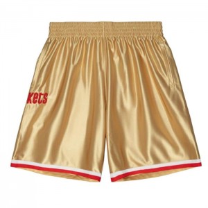 Short Mitchell & Ness 75th Anniversary Gold Houston Rockets 1993-94 Hombre | 7623ACHKZ