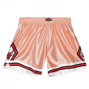 Short Mitchell & Ness 75th Anniversary Rose Gold Chicago Bulls Mujer | 0918KVIQR