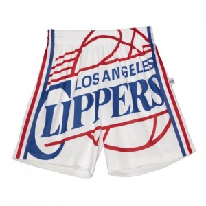 Short Mitchell & Ness Big Face 2.0 Los Angeles Clippers Hombre | 5203AYQDU