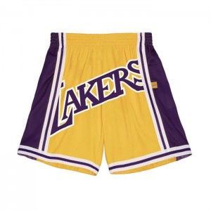 Short Mitchell & Ness Big Face 2.0 Los Angeles Lakers Hombre | 1836CPBWX