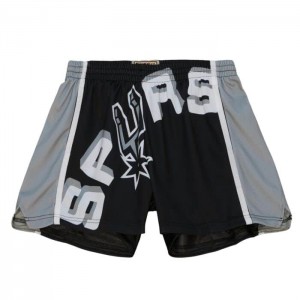 Short Mitchell & Ness Big Face 3.0 San Antonio Spurs Mujer | 5462VUSMX