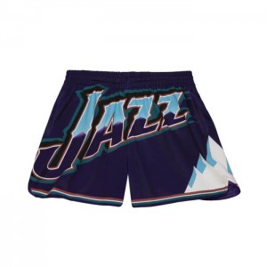 Short Mitchell & Ness Big Face 3.0 Utah Jazz Mujer | 3187VXNHY