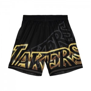 Short Mitchell & Ness Big Face 4.0 Moda Los Angeles Lakers Hombre | 1427RXUDJ