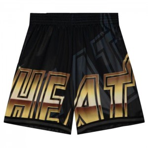 Short Mitchell & Ness Big Face 4.0 Moda Miami Heat Hombre | 1349NLYIK