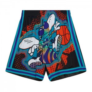 Short Mitchell & Ness Big Face 7.0 Moda Charlotte Hornets Hombre | 8325FCRZM