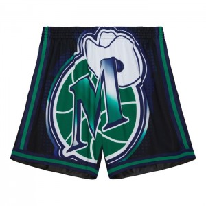 Short Mitchell & Ness Big Face 7.0 Moda Dallas Mavericks Hombre | 4936GTZRQ