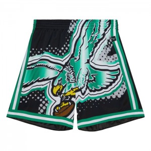 Short Mitchell & Ness Big Face 7.0 Moda Philadelphia Eagles Hombre | 6574IRFNY