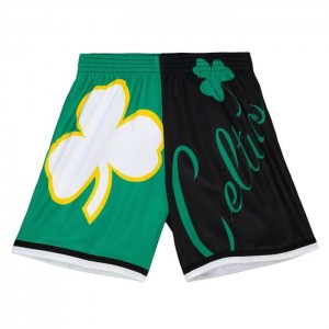 Short Mitchell & Ness Big Face Moda 5.0 Boston Celtics Hombre | 1253RCGVD