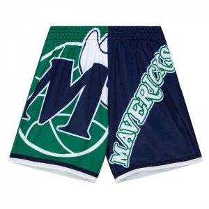 Short Mitchell & Ness Big Face Moda 5.0 Dallas Mavericks Hombre | 5741NYMBJ