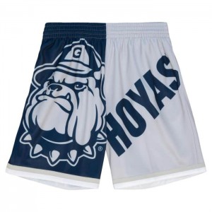 Short Mitchell & Ness Big Face Moda 5.0 Georgetown University Hombre | 9038VYRFU
