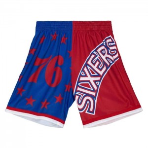 Short Mitchell & Ness Big Face Moda 5.0 Philadelphia 76ers Hombre | 5061HWOSF