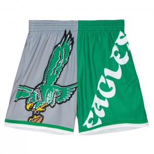 Short Mitchell & Ness Big Face Moda 5.0 Philadelphia Eagles Hombre | 2589QKCTN