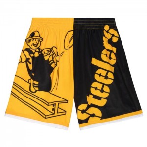 Short Mitchell & Ness Big Face Moda 5.0 Pittsburgh Steelers Hombre | 0527SCDIP