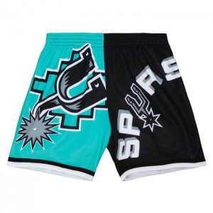 Short Mitchell & Ness Big Face Moda 5.0 San Antonio Spurs Hombre | 7329QBAKT