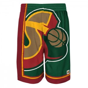 Short Mitchell & Ness Big Face Seattle SuperSonics Hombre | 3745IFMRG