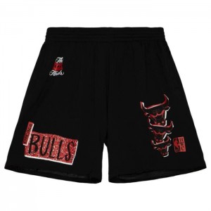 Short Mitchell & Ness Born And Bred Chicago Bulls Hombre | 8915UXNMD