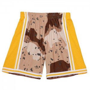 Short Mitchell & Ness Camo Reflective Los Angeles Lakers 1984 Hombre | 1806OYNXV