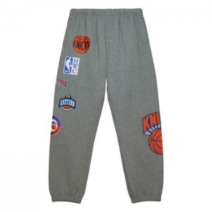 Short Mitchell & Ness City Colección Fleece New York Knicks Hombre | 9428DIFNT
