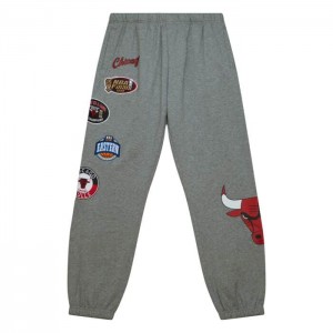Short Mitchell & Ness City Colección Fleece Chicago Bulls Hombre | 5342KNMCI