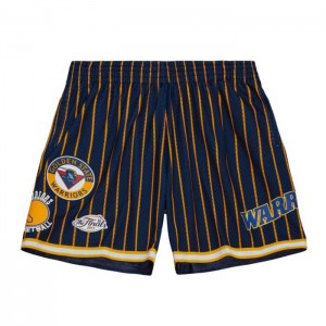 Short Mitchell & Ness City Colección Mesh Golden State Warriors Hombre | 8471RIDVH