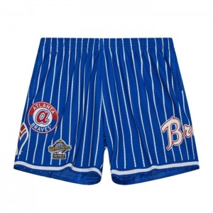 Short Mitchell & Ness City Colección Mesh Atlanta Braves Hombre | 8342WZLRV