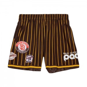 Short Mitchell & Ness City Colección Mesh San Diego Padres Hombre | 6532YCVFP