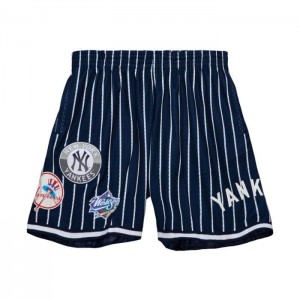 Short Mitchell & Ness City Colección Mesh New York Yankees Hombre | 0479ZXRIF