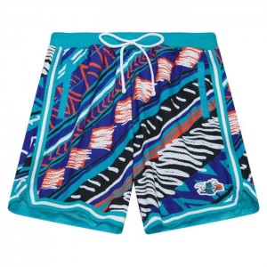 Short Mitchell & Ness Game Day Pattern Charlotte Hornets Hombre | 4281UDTFB