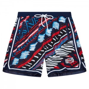 Short Mitchell & Ness Game Day Pattern Houston Rockets Hombre | 9243TKVLP